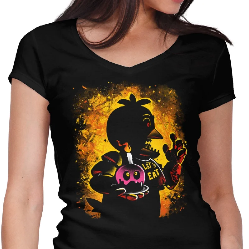 The Animatronic Chicken - Women's V-Neck