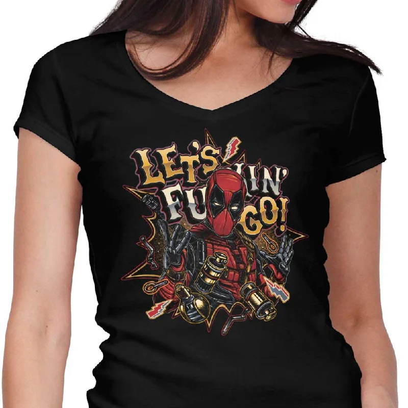 Let's Effing Go - Women's V-Neck