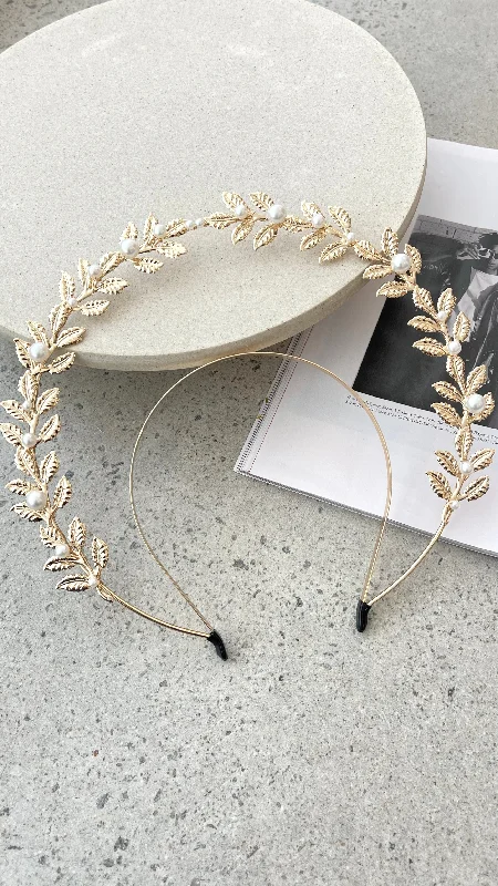 Juliet Halo Headband - Gold